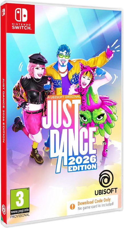 Just Dance 2026 Edition Code in a Box for Nintendo Switch