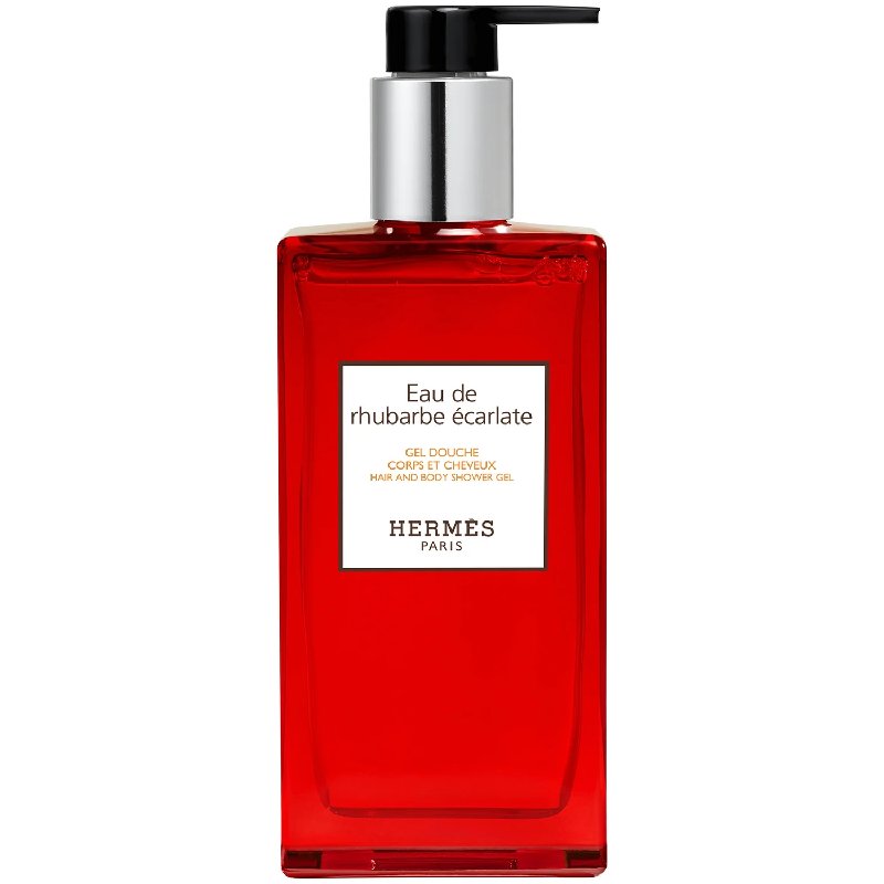Hermès Eau De Rhubarbe Écarlate Hair and Body Shower Gel 200ml Bottle