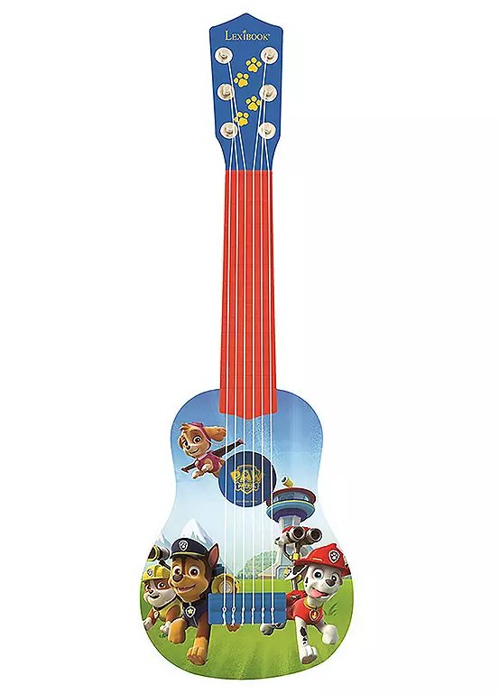 PAW Patrol Lexibook My First Guitar, 21 Inch Plastic Guitar with 6 Nylon Strings