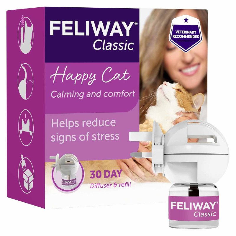 Feliway Classic Diffuser & Refill Pack for Cats 48ml