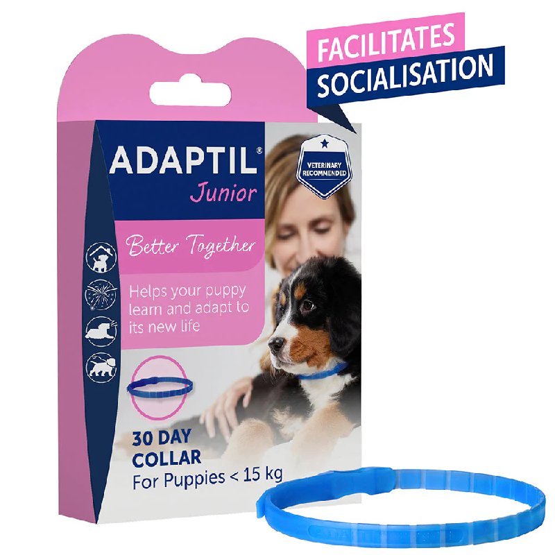 Adaptil Junior Calming Puppy Collar for Dogs up to 15kg