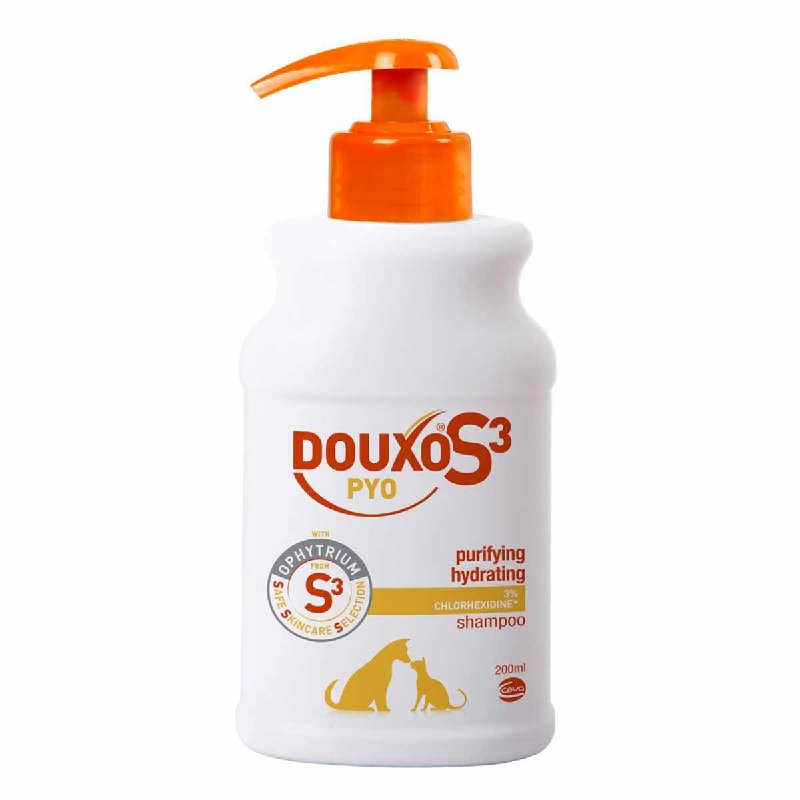 Ceva Douxo S3 Pyo Shampoo for Cats and Dogs 200ml