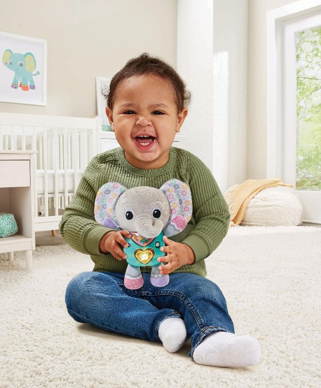 VTech Cuddle & Sing Elephant Toy for Babies 3-18 Months
