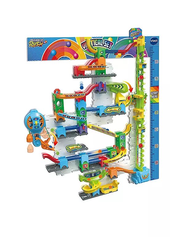 VTech Marble Rush Free Fall Vertical Set with Motorised Spiral Lift