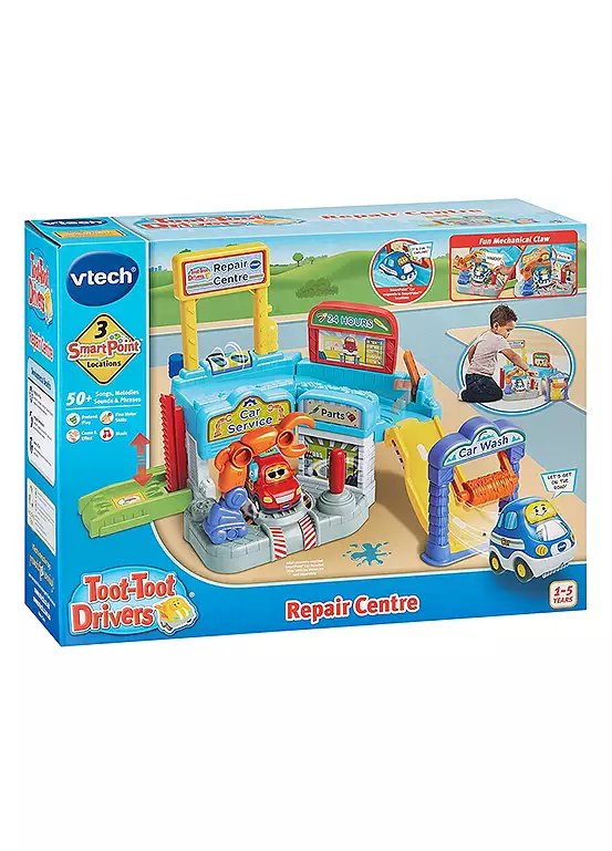 VTech Toot-Toot Drivers Repair Centre with SmartPoint Car and Movable Claw