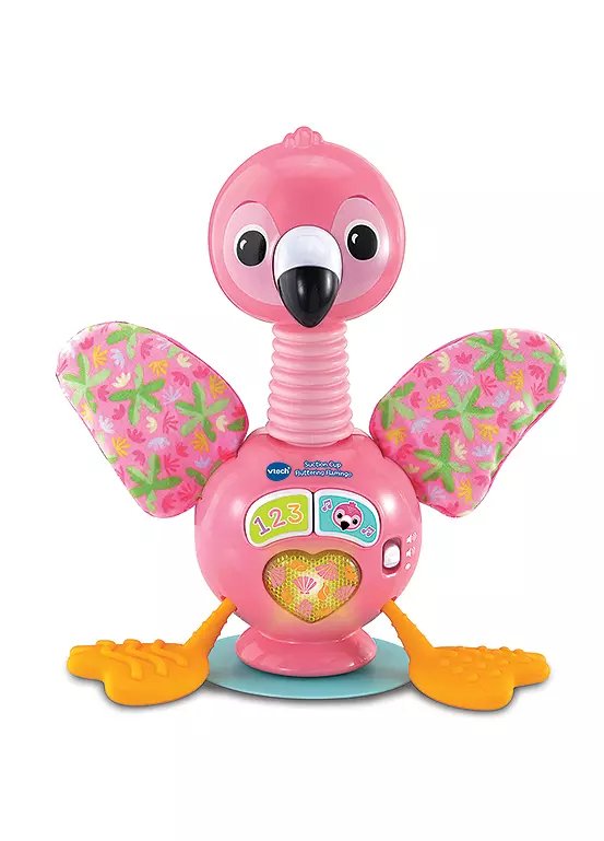 VTech Suction Cup Fluttering Flamingo Highchair Toy with Batteries