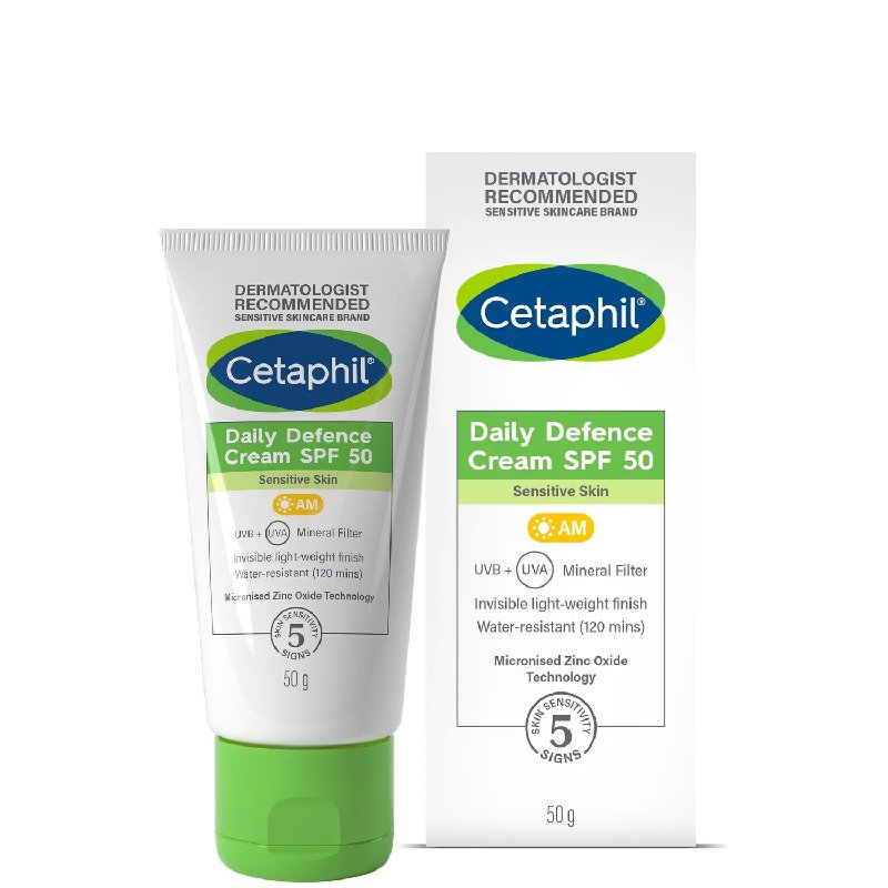 Cetaphil Daily Defence Cream SPF50 50g for Sensitive Skin
