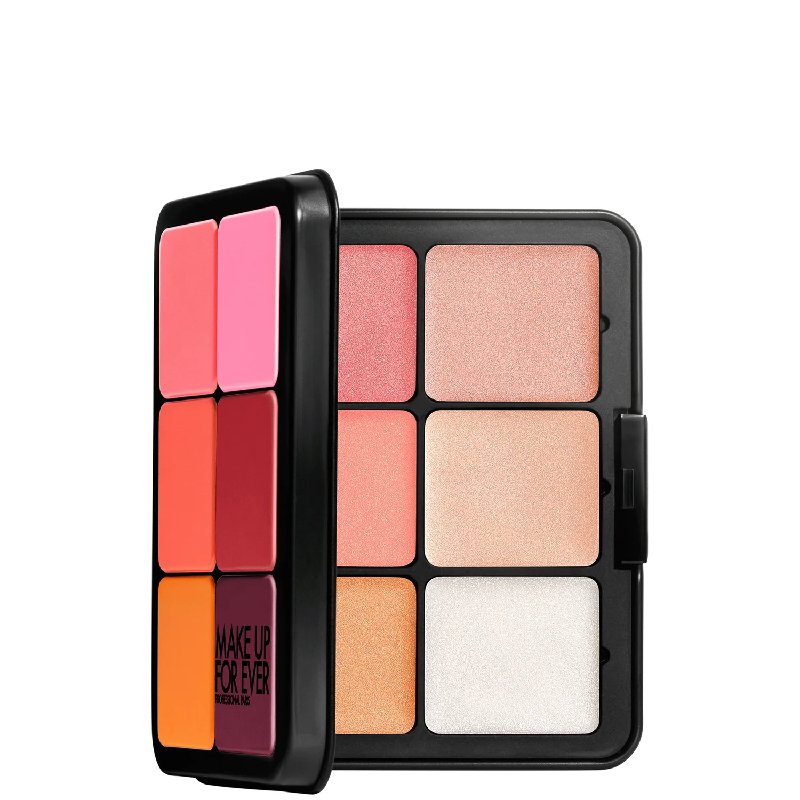 MAKE UP FOR EVER HD Skin Blush & Glow Palette with 12 Cream Blushes and Highlighters