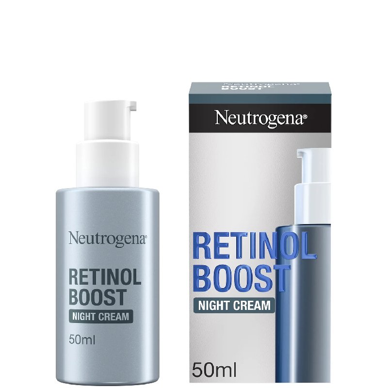 Neutrogena Retinol Boost Night Face Cream 50ml Lightweight Moisturiser