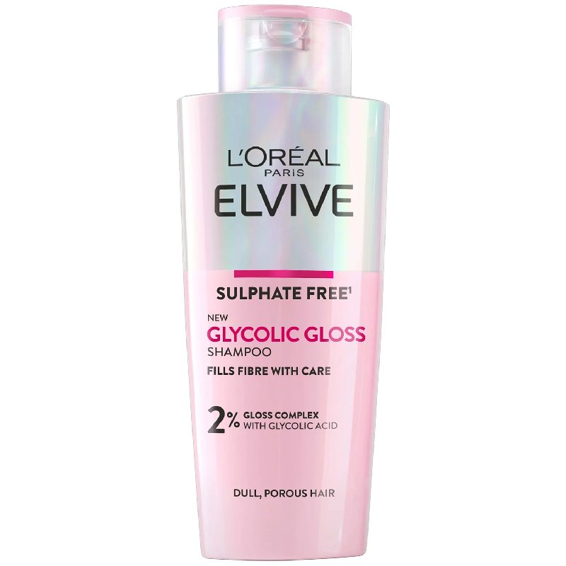L'Oréal Paris Elvive Glycolic Gloss Sulphate-Free Shampoo 200ml