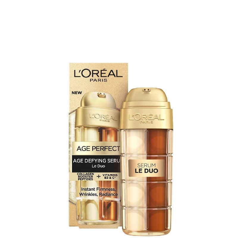 L'Oréal Paris Age Perfect Serum Le Duo with Collagen Peptide Boosters 30ml