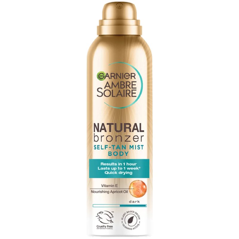 Garnier Ambre Solaire Natural Bronzer Self Tan Body Mist Dark 150ml