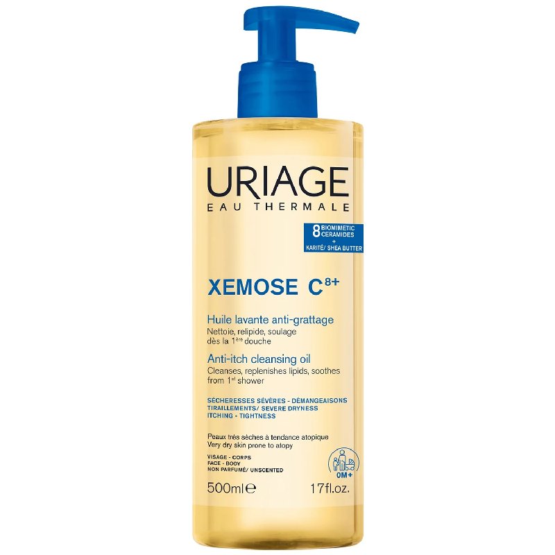 Uriage Xemose Cleansing Soothing Oil 500ml
