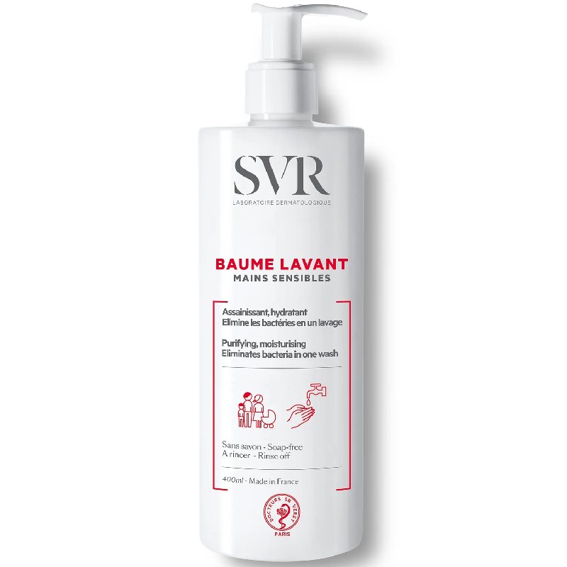 SVR Mild Wash-Off Balm Cleanser for Sensitive Hands 400ml