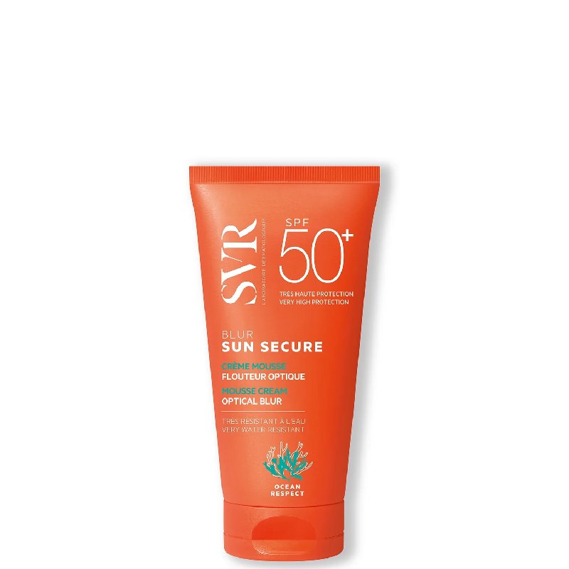SVR Sun Secure Blur SPF50+ Face Mousse-Primer, Velvet Finish, 50ml