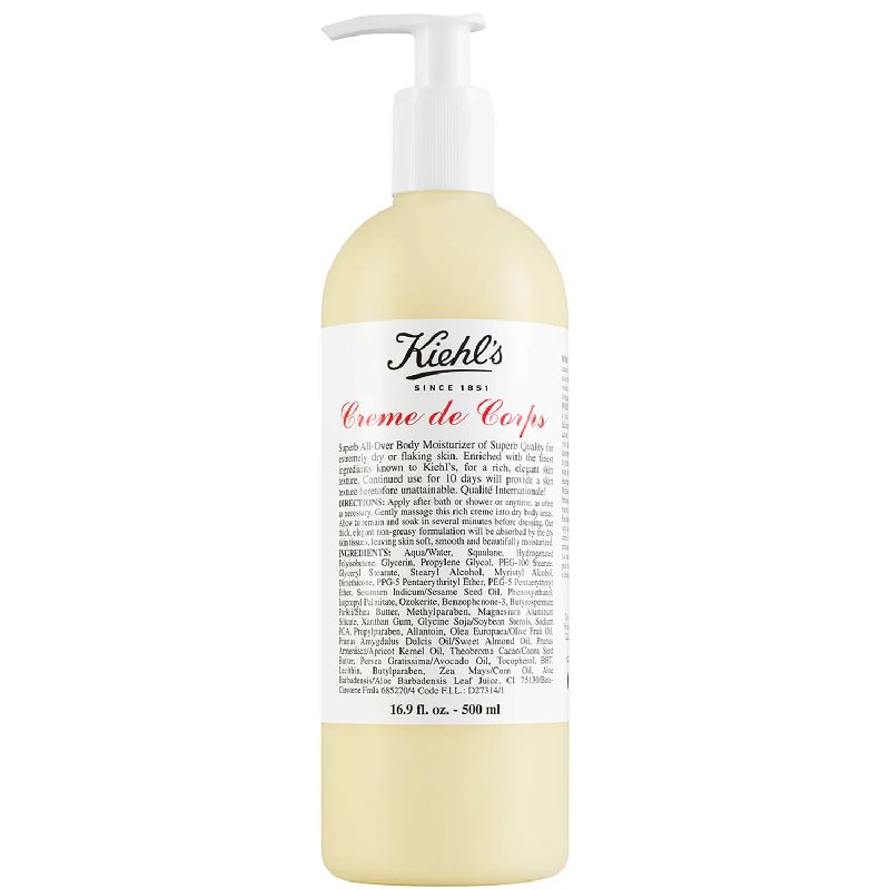 Kiehl's Creme De Corps Nourishing Body Butter 500ml Super Size