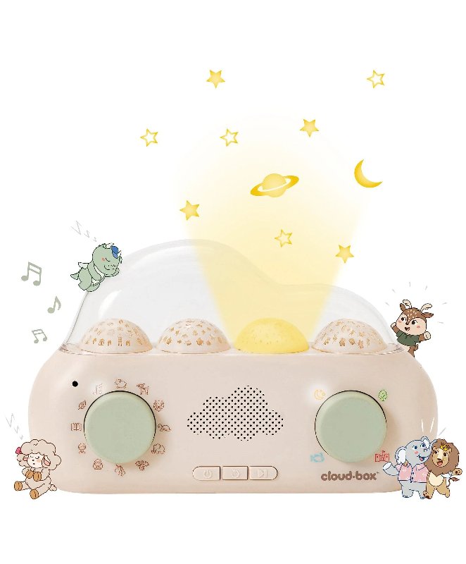 Cloud B CloudBox Storytelling Night Light Projector Soother with 36 Stories