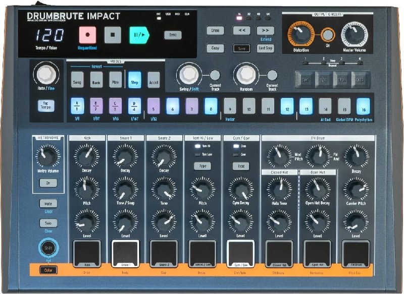 Arturia DrumBrute Impact Analogue Drum Machine