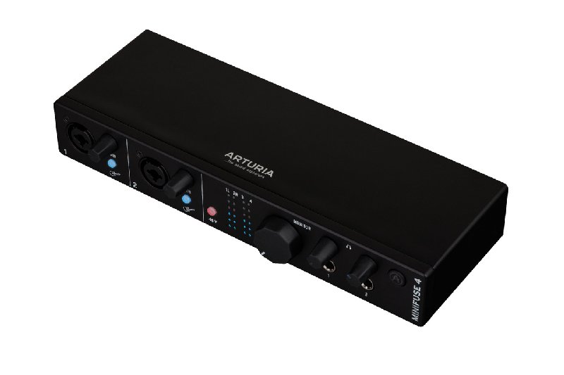 Arturia MiniFuse 4 Flexible Dual Audio Interface (Black)