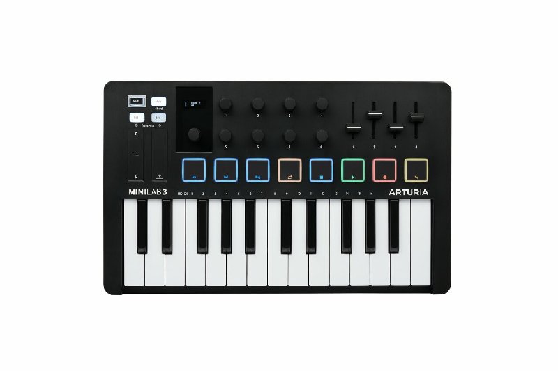 Arturia MiniLab 3 25-Note MIDI Keyboard & Controller in Black
