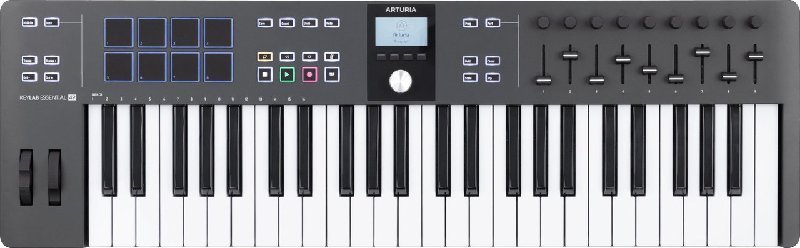 Arturia Keylab Essential 49 Mk3 MIDI Controller Keyboard - Black