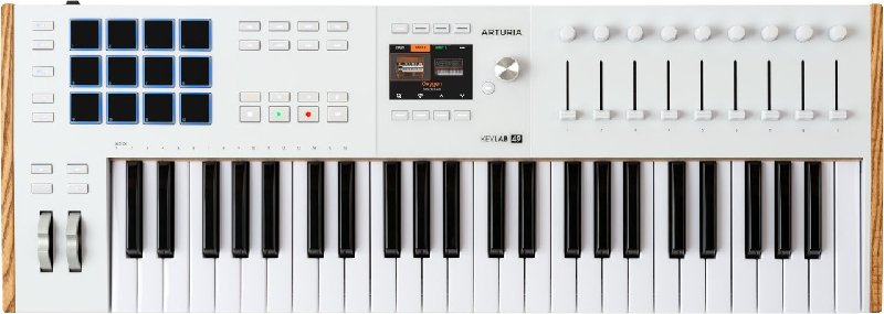 Arturia KeyLab Mk3 49-Key MIDI Controller in White