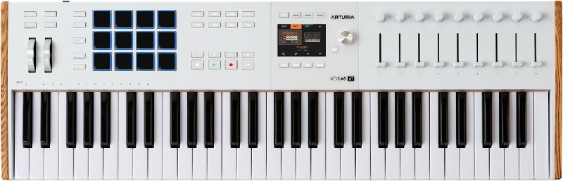Arturia Keylab Mk3 61 Key MIDI Controller in White