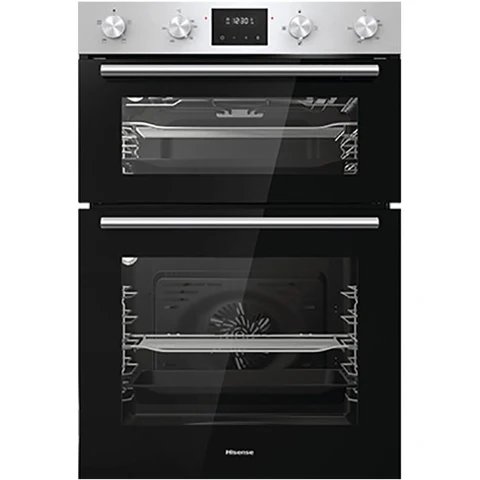 Hisense BID95211XUK Stainless Steel Built-In Double Electric Oven - 72L & 38L Capacity