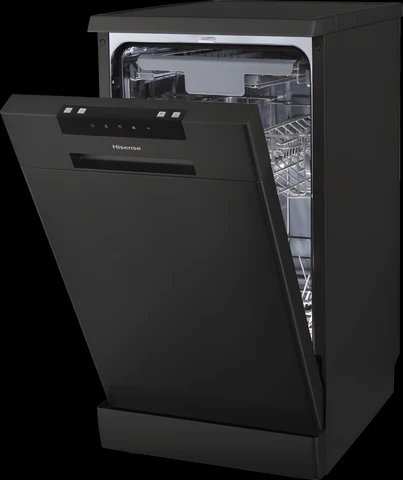 Hisense HS523E15BUK Black 45cm Slimline Dishwasher with 10 Place Settings