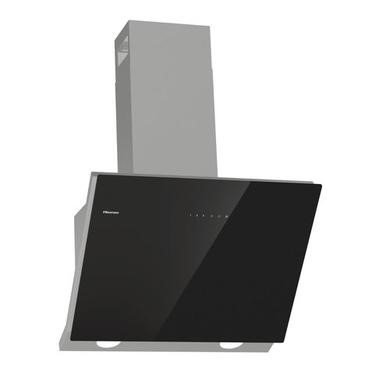 Hisense CH6IN14BXBUK 60cm Chimney Cooker Hood in Jet Black Glass