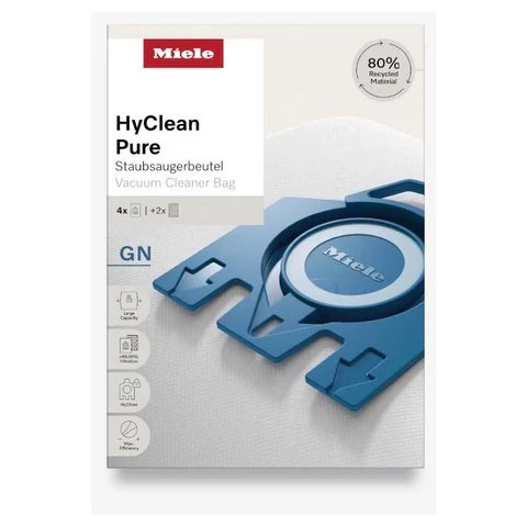 Miele Type GN 4X HyClean Pure Vacuum Cleaner Bags - 4 Pack