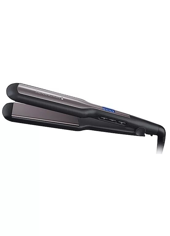 Remington S5525 Pro-Ceramic Hair Straightener with Extra Wide Plates - Black/Grey