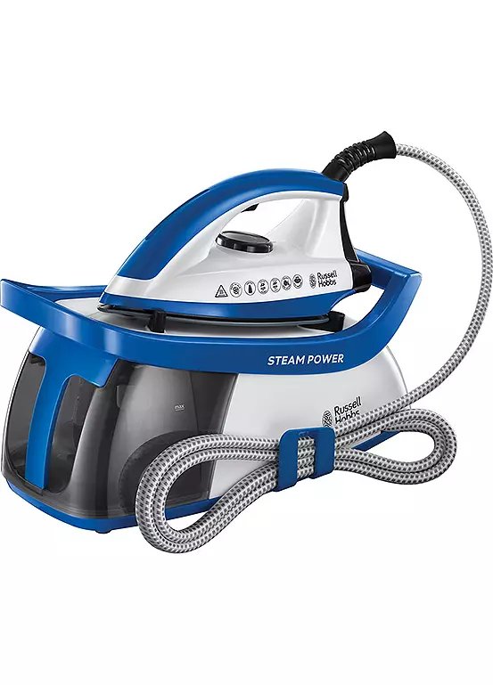 Russell Hobbs SteamPower Series 2 Steam Generator Iron, 2600W, 1.3L Tank, 24430