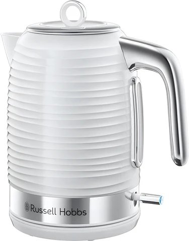 Russell Hobbs Inspire White Electric Kettle, 1.7L Capacity, Model RH24360