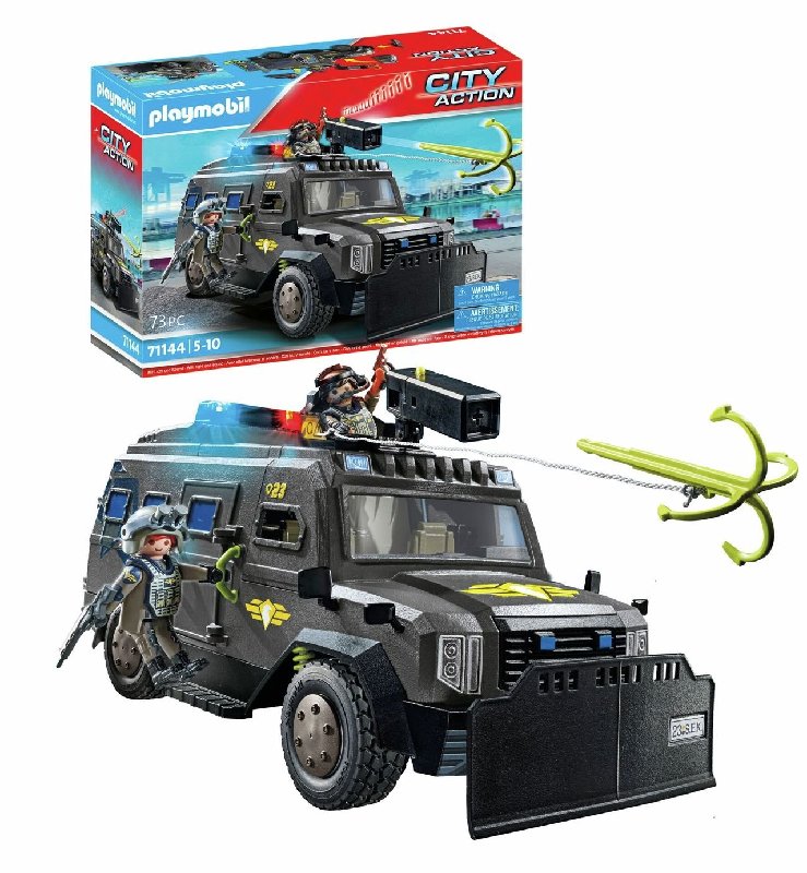 Playmobil 71144 Tactical Police All-Terrain Vehicle with Figures and Accessories