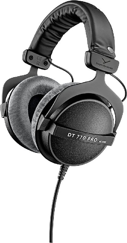 Beyerdynamic DT 770 PRO Black Limited Edition Studio Reference Headphones, 80 Ohm