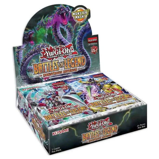 Yu-Gi-Oh! Battles of Legend: Monstrous Revenge Booster Box (24 Packs)