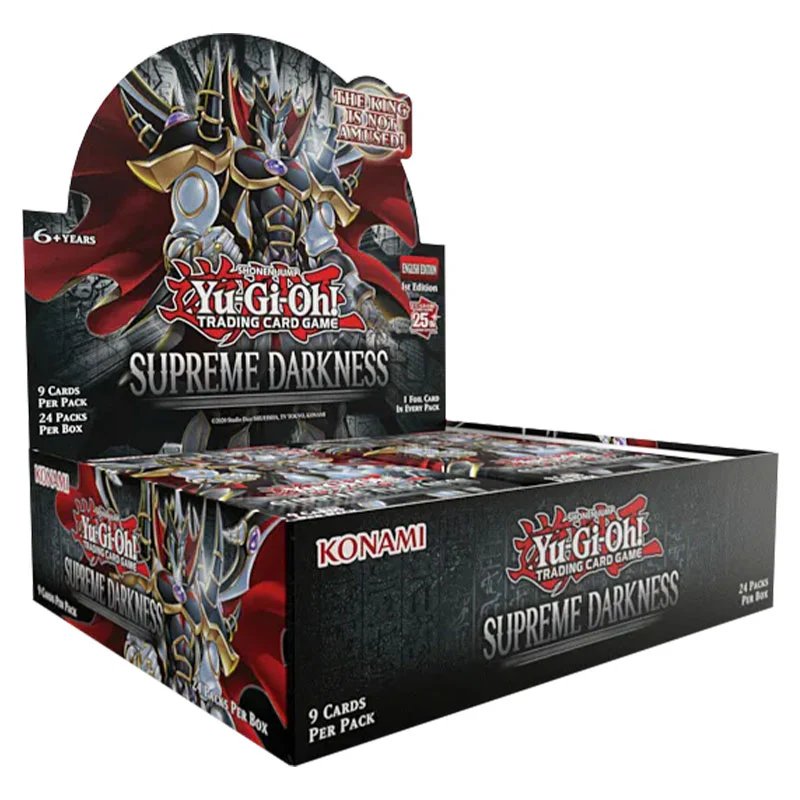 Yu-Gi-Oh! Supreme Darkness Booster Box with 24 Packs