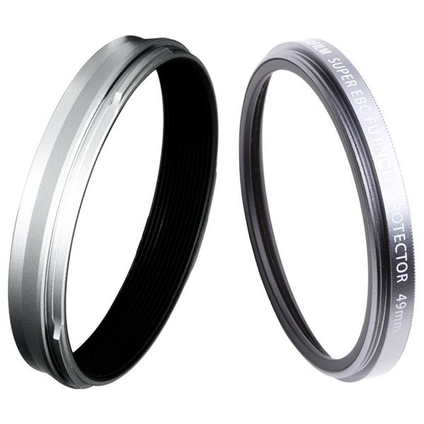 Fujifilm Weather-Resistant Kit X100V Silver with Adaptor Ring and Protector Filter