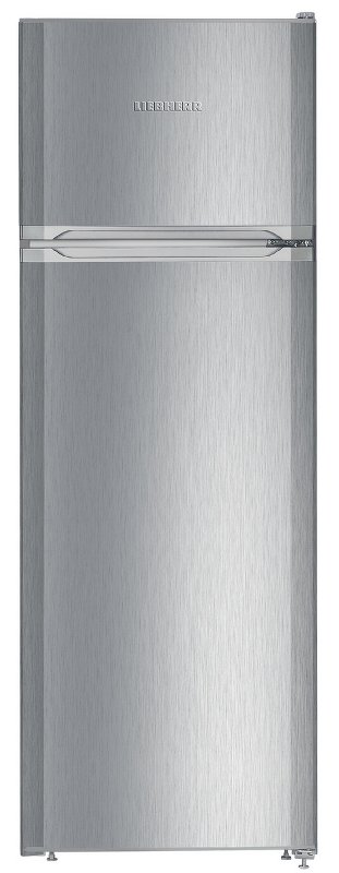 Liebherr CTELE2931 Silver Freestanding 80/20 Fridge Freezer with 270L Capacity