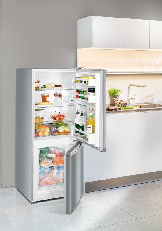 Liebherr CUELE2331 Silver Freestanding 60/40 Fridge Freezer with Low Frost Technology