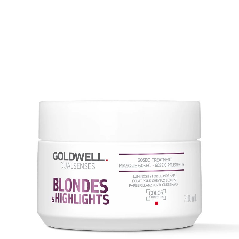 Goldwell Dualsenses Blonde and Highlights Anti-Yellow 60Sec Treatment Mask 200ml
