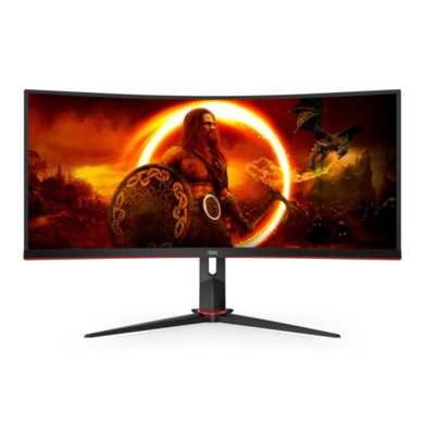 AOC G2 CU34G2XP 34-inch UltraWide Curved Gaming Monitor with WQHD 180Hz VA Panel