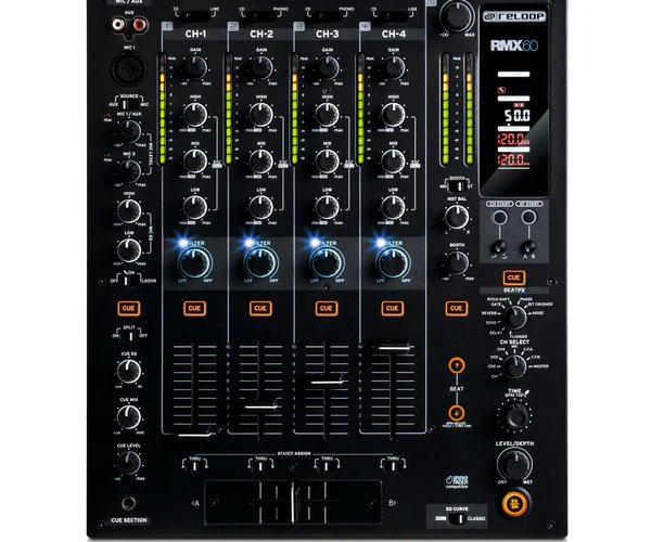Reloop RMX-60 Digital 4+1 Channel Professional DJ Mixer