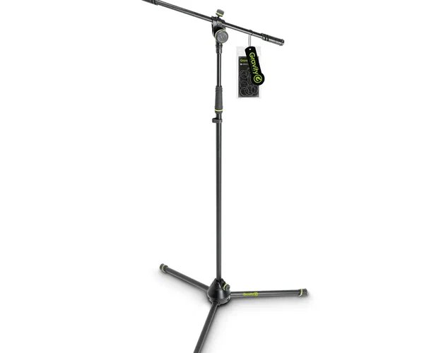 Gravity Stands MS 4322 B Microphone Stand with Folding Tripod Base