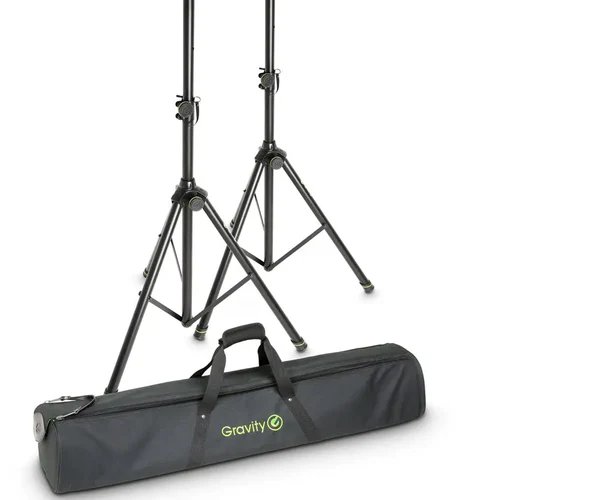 Gravity SS 5211 B Speaker Stand Set with Carry Bag