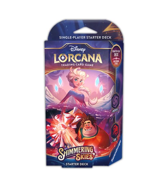 Ravensburger Disney Lorcana TCG: Shimmering Skies Starter Deck - Scar & Kronk (Emerald/Steel)