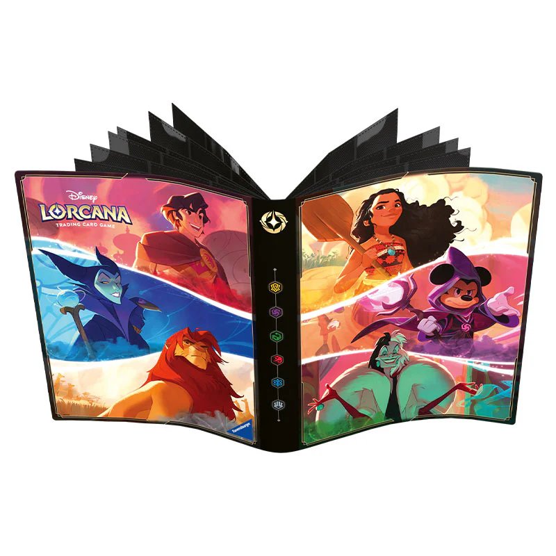 Disney Lorcana TCG Card Portfolio with Nicholas Kole Artwork - 252 Card Capacity