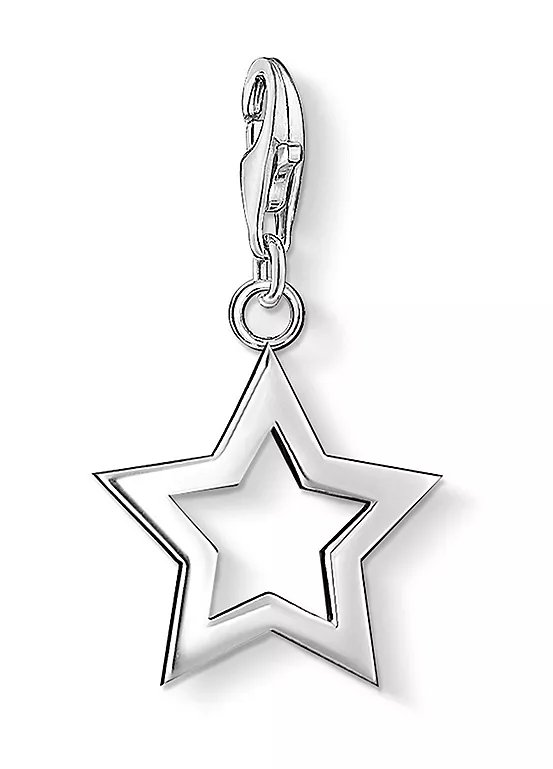 Thomas Sabo Sterling Silver Star Charm Pendant, 1.7 cm