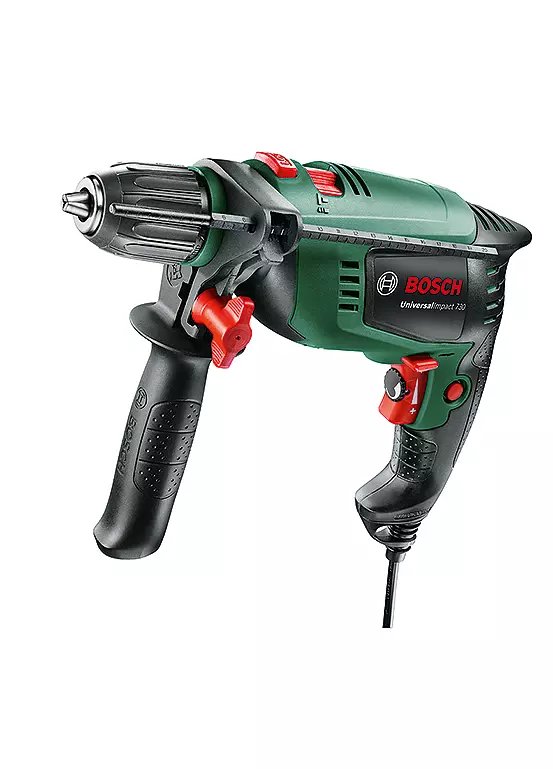 Bosch 730W Corded Universal Impact Hammer Drill with 13mm Keyless Chuck